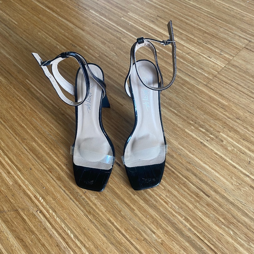 Nasty Gal open toed heels